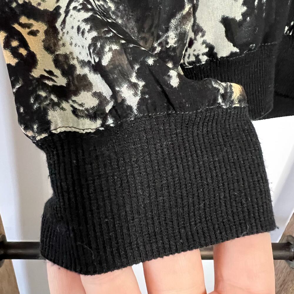 Cabi 572 Long Sleeve Sheer Python Chiffon Blouse … - image 6